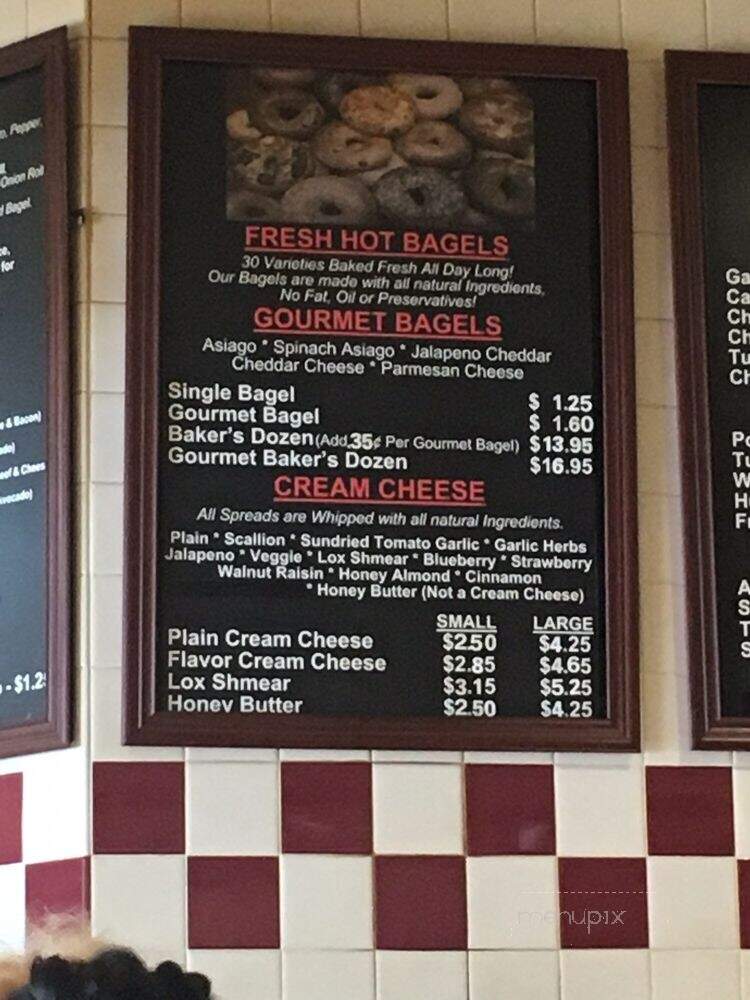 Bagel Street Cafe - Richmond, BC menu_pic