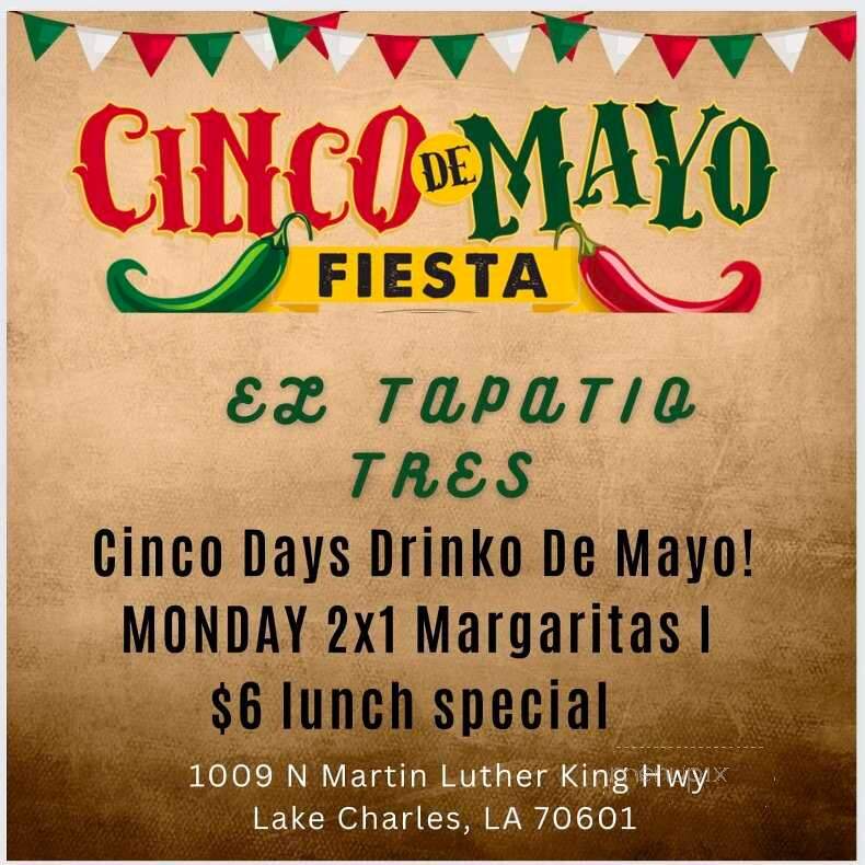 El Tapatio Mexican Restaurant - Lake Charles, LA menu_pic