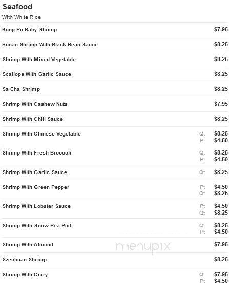 China King Chinese Restaurant - Harrison, NJ menu_pic