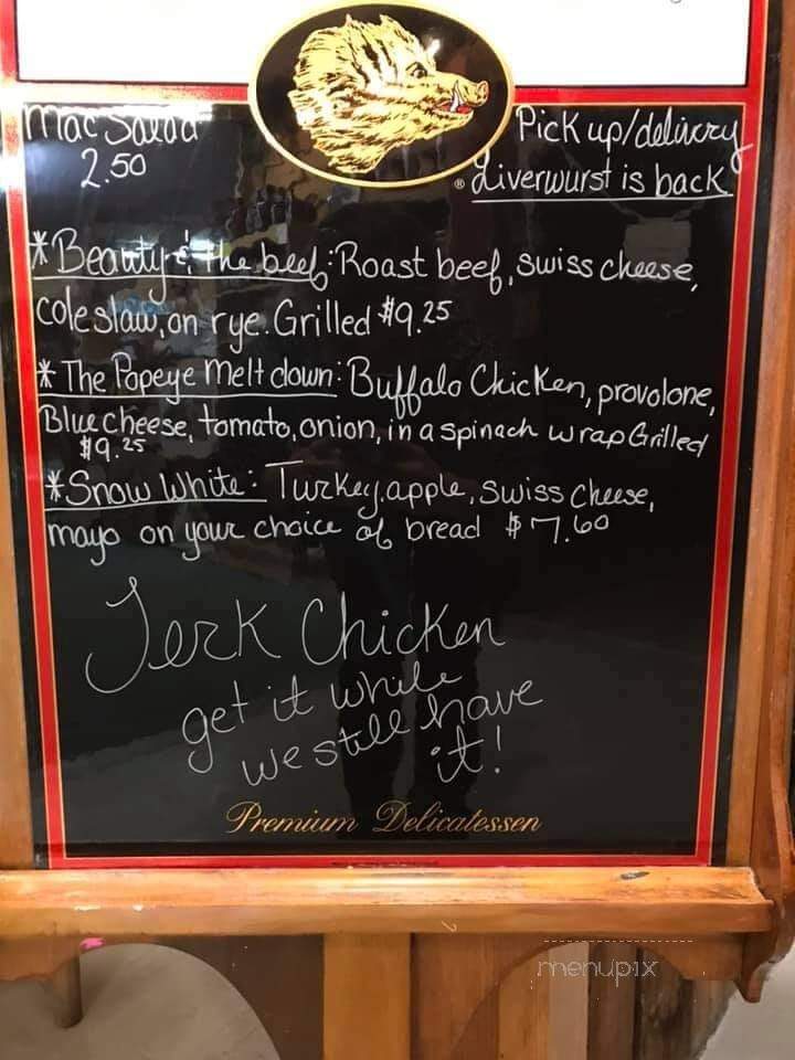 M B Deli - Malone, NY menu_pic