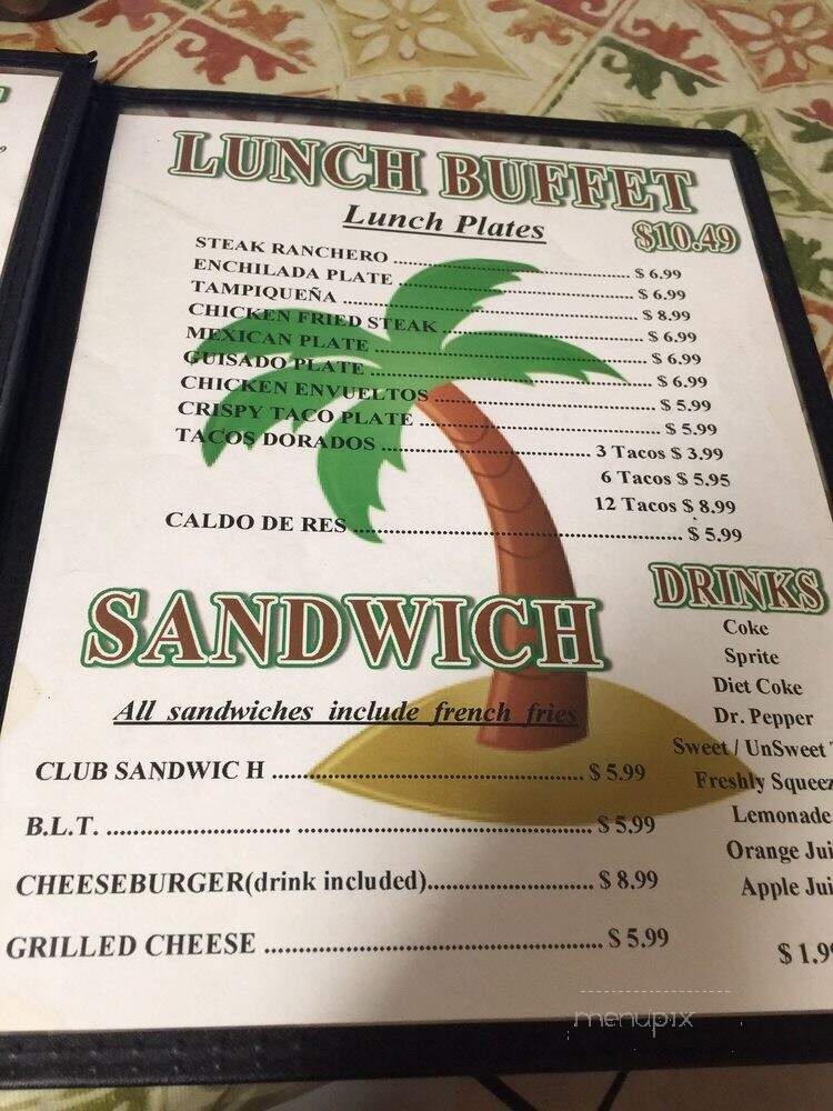 La Palma Restaurant - Eagle Pass, TX menu_pic