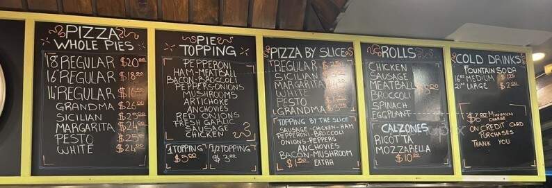 Greenpoint Original Italian Pizza - Brooklyn, NY menu_pic