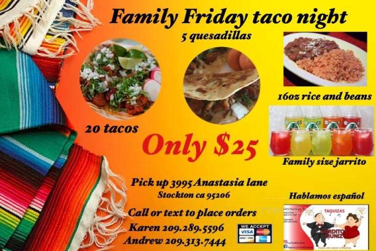 Los Gorditos Muniz Taco Shop - Stockton, CA menu_pic