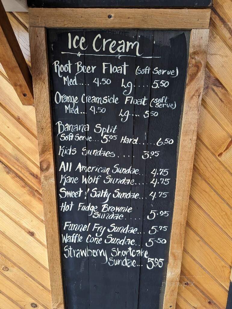 Lillian's Place - Kane, PA menu_pic