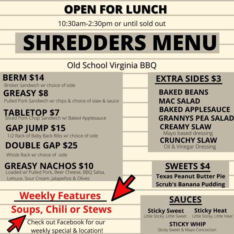 Shredders BBQ - Staunton, VA