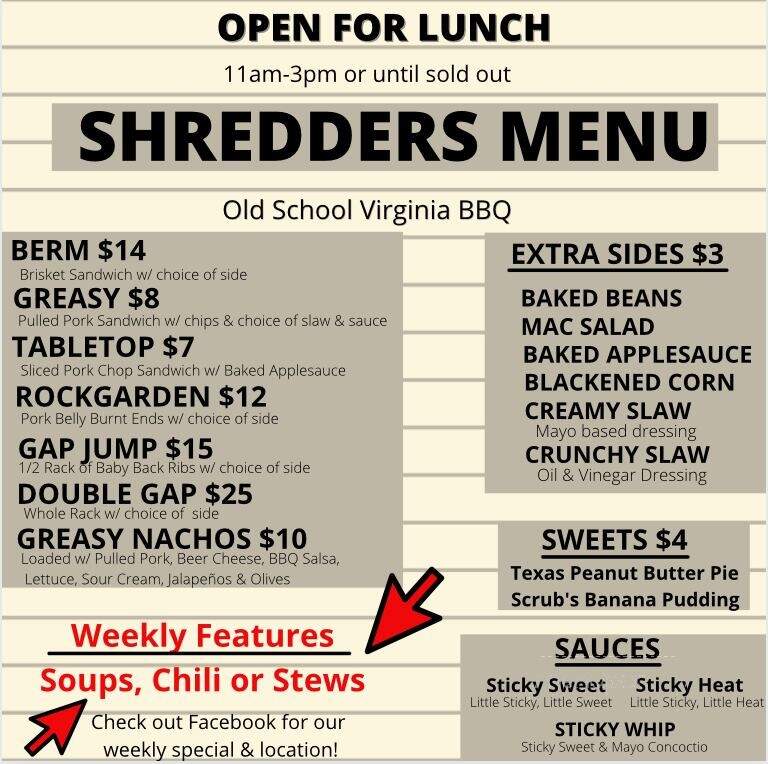 Shredders BBQ - Staunton, VA