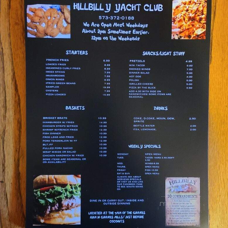 Hillbilly Yacht Club - Gravois Mills, MO