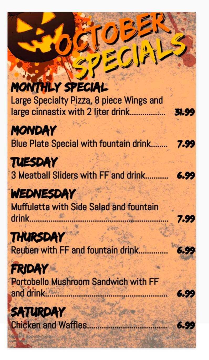 Hometown Pizza Cafe - Water Valley, MS menu_pic