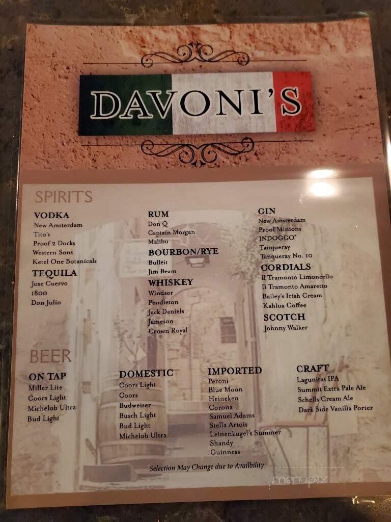 Davoni's - Jamestown, ND