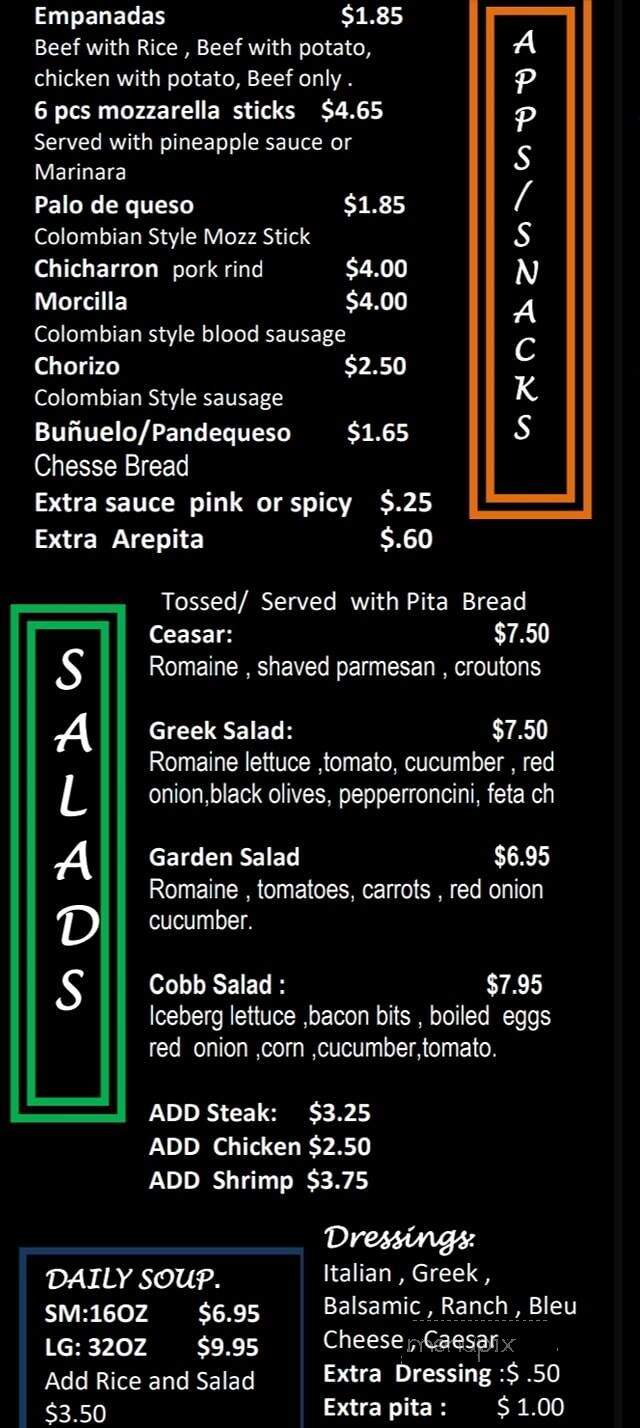 Jak Pizzeria - East boston, MA menu_pic
