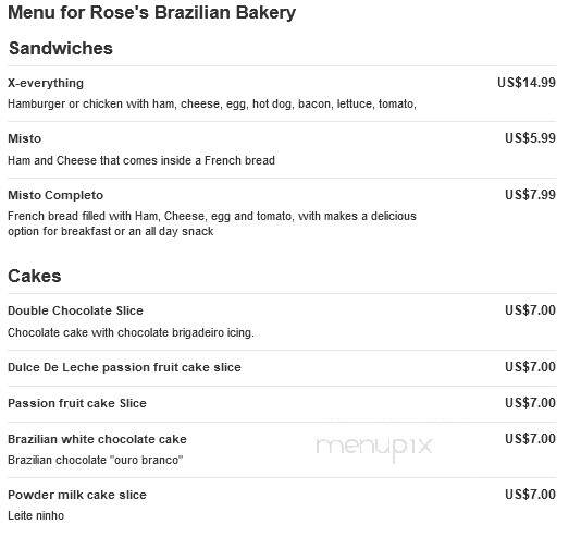 Rose's Brazilian Bakery - Marietta, GA