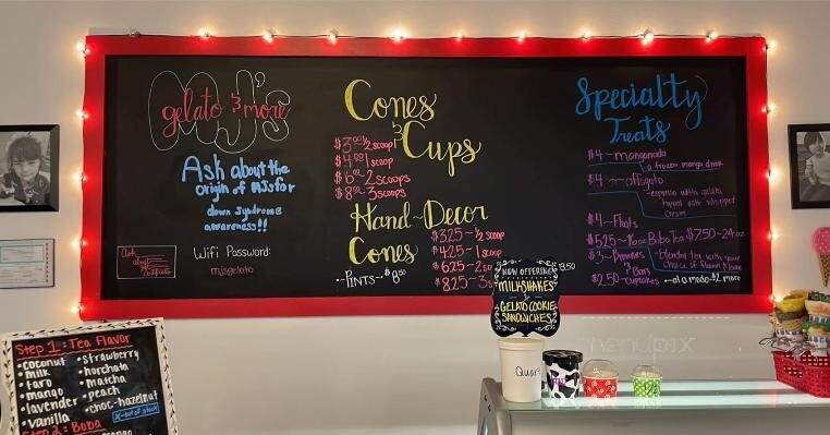 MJ's Gelato and More - Norfolk, NE menu_pic