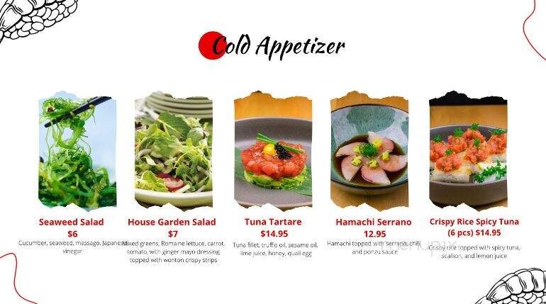 Amore Sushi - Chicago, IL menu_pic
