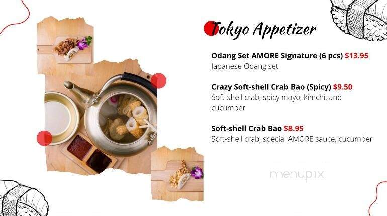 Amore Sushi - Chicago, IL menu_pic