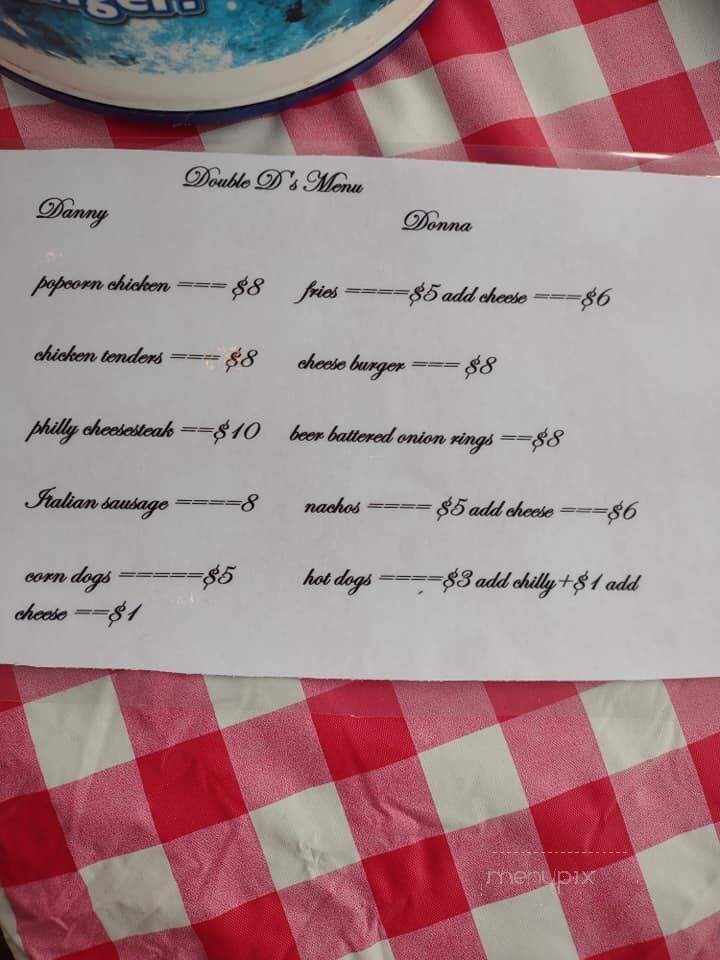 Double D's food truck - Prairieville, LA menu_pic