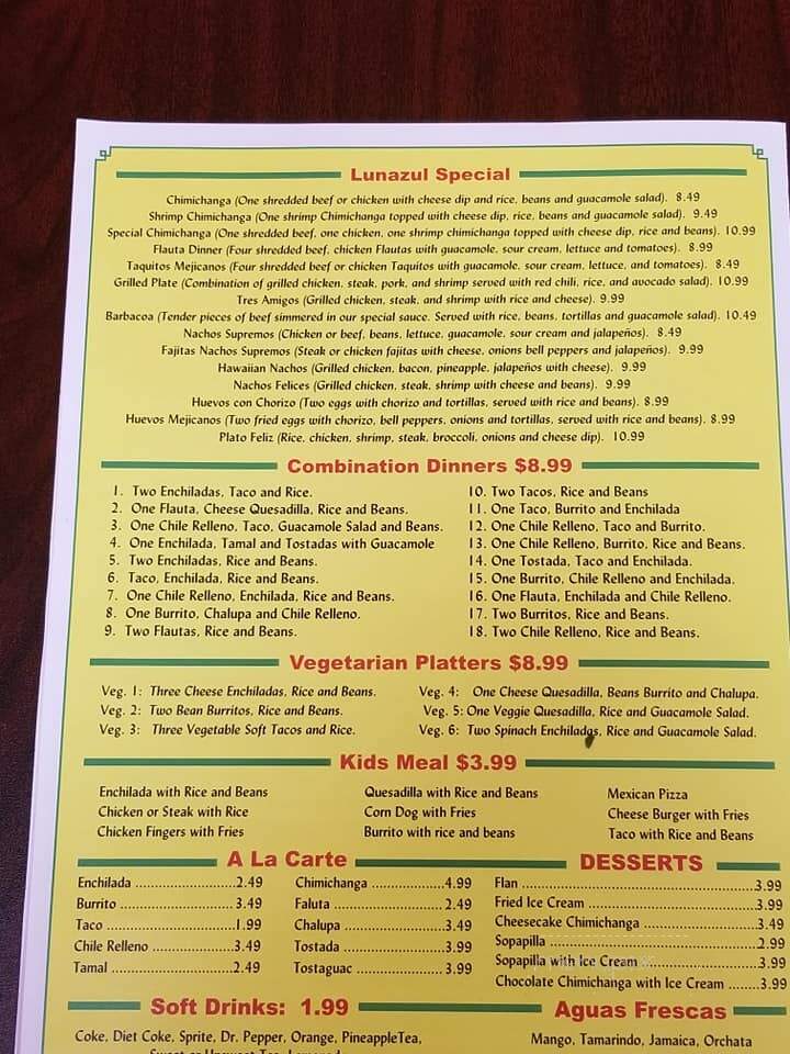 Frida's Cantina & Grill - Madison, AL menu_pic