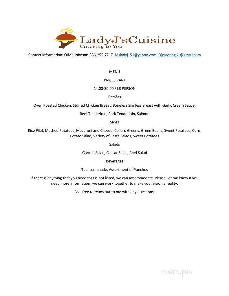 Lady J's Soul Food Kitchen - Greensboro, NC