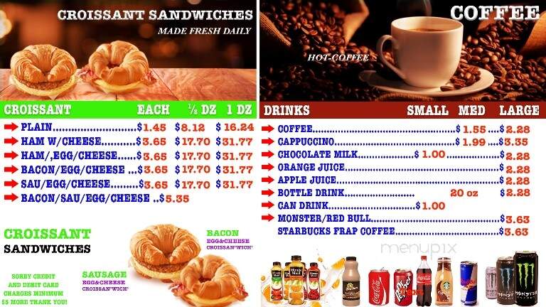 Donald Donuts - Texas City, TX menu_pic