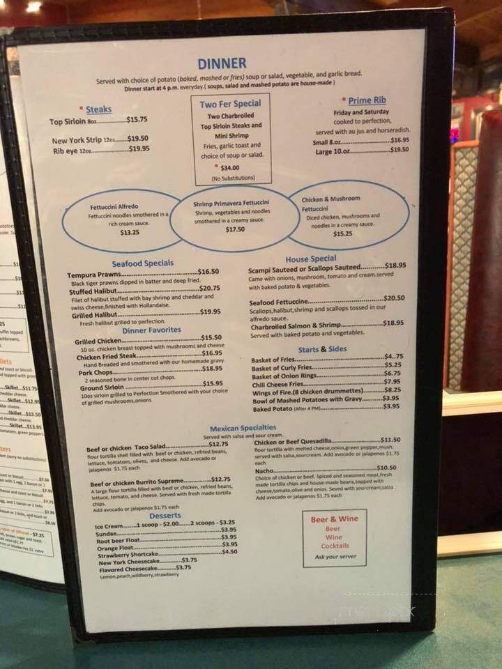 Stephanies cafe - Sandy, OR menu_pic