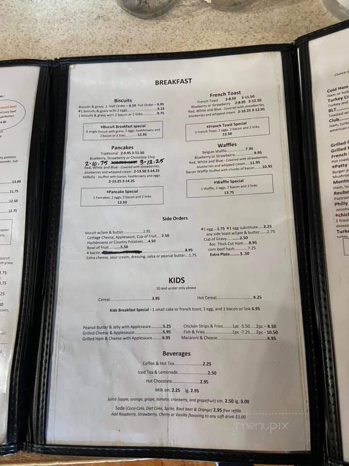 Stephanies cafe - Sandy, OR menu_pic