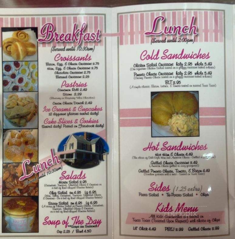 Bailey's Eatery - Chapin, SC menu_pic