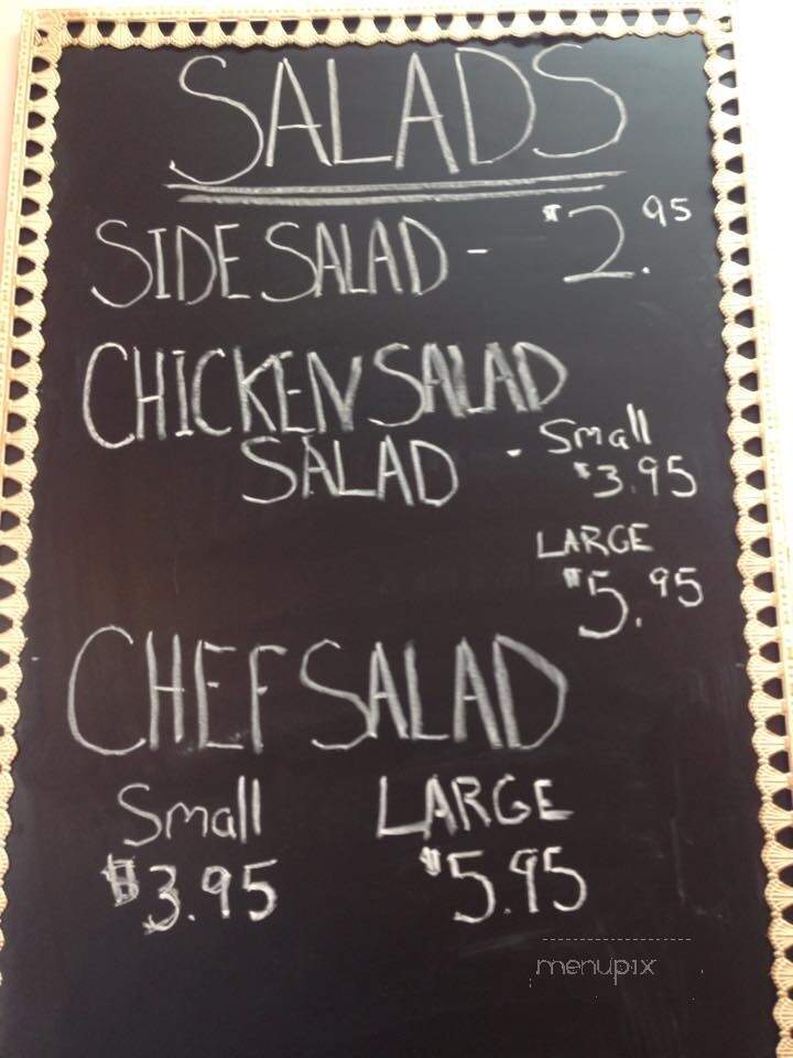 Bailey's Eatery - Chapin, SC menu_pic