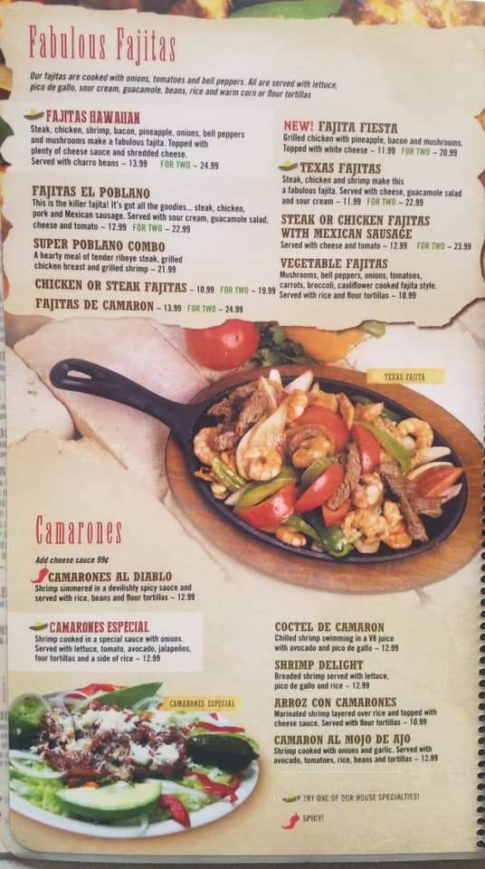 El Chile POR Blano Mexican - New Castle, IN menu_pic