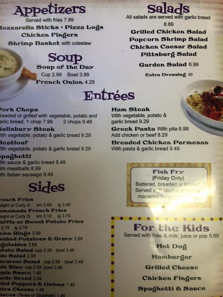 Kiril's Restaurant - Springville, NY menu_pic