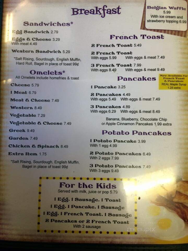 Kiril's Restaurant - Springville, NY menu_pic
