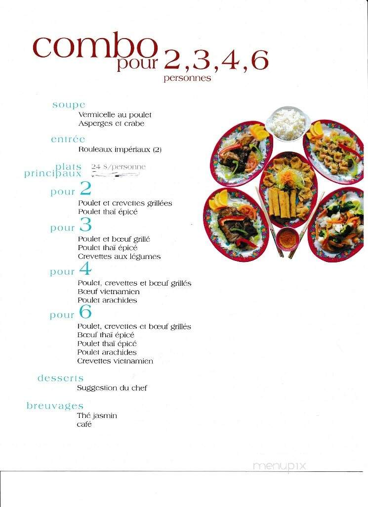 Restaurant Kim-Son - Quebec, QC menu_pic