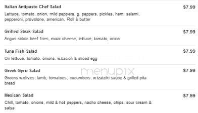 Arrowhead Restaurant - Clearfield, PA menu_pic