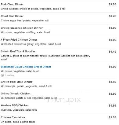 Arrowhead Restaurant - Clearfield, PA menu_pic