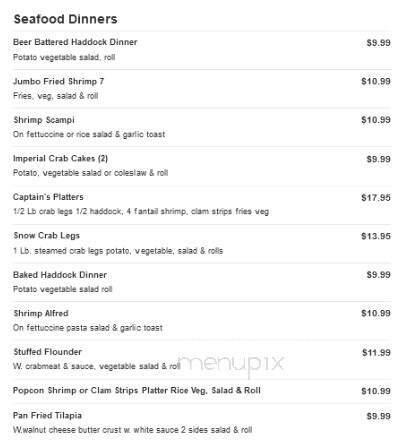 Arrowhead Restaurant - Clearfield, PA menu_pic