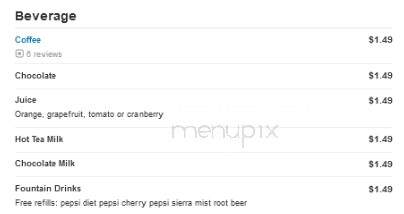 Arrowhead Restaurant - Clearfield, PA menu_pic