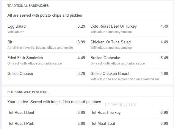 O'Grady's Family Restaurant - Souderton, PA menu_pic