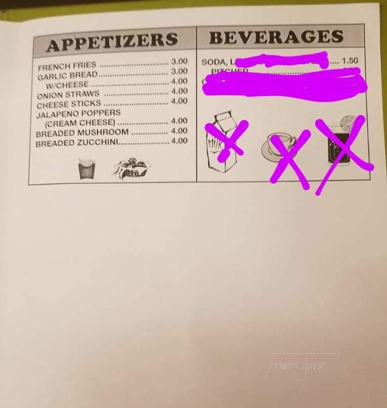 Marie's Pizza - Milwaukee, WI menu_pic