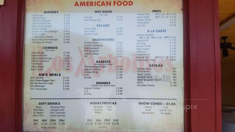 Los Arbolitos - Farmersville, CA menu_pic
