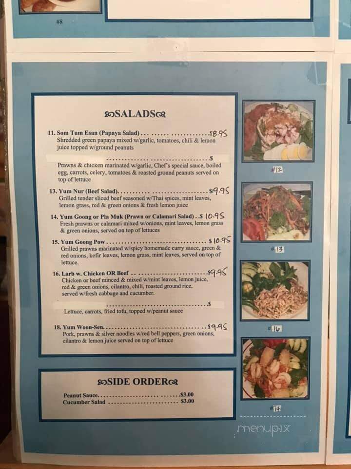 Thai Cafe - Redding, CA menu_pic