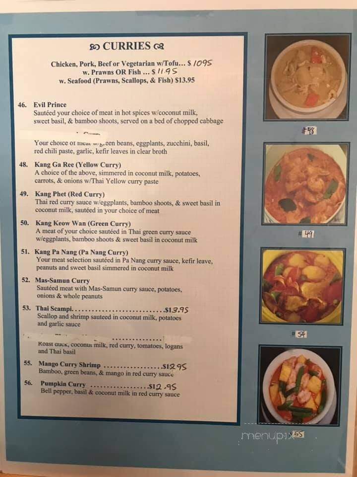 Thai Cafe - Redding, CA menu_pic