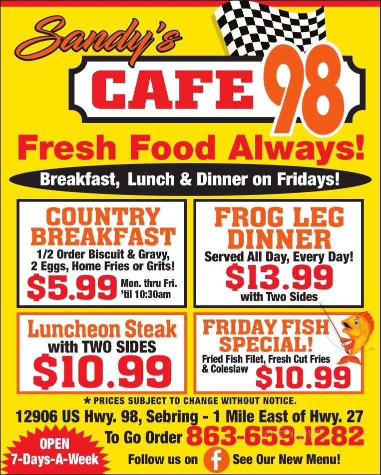 Cafe 98 - Sebring, FL