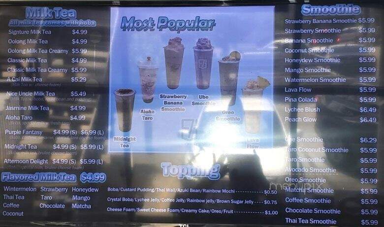 S7-Icy Bubble - Honolulu, HI menu_pic
