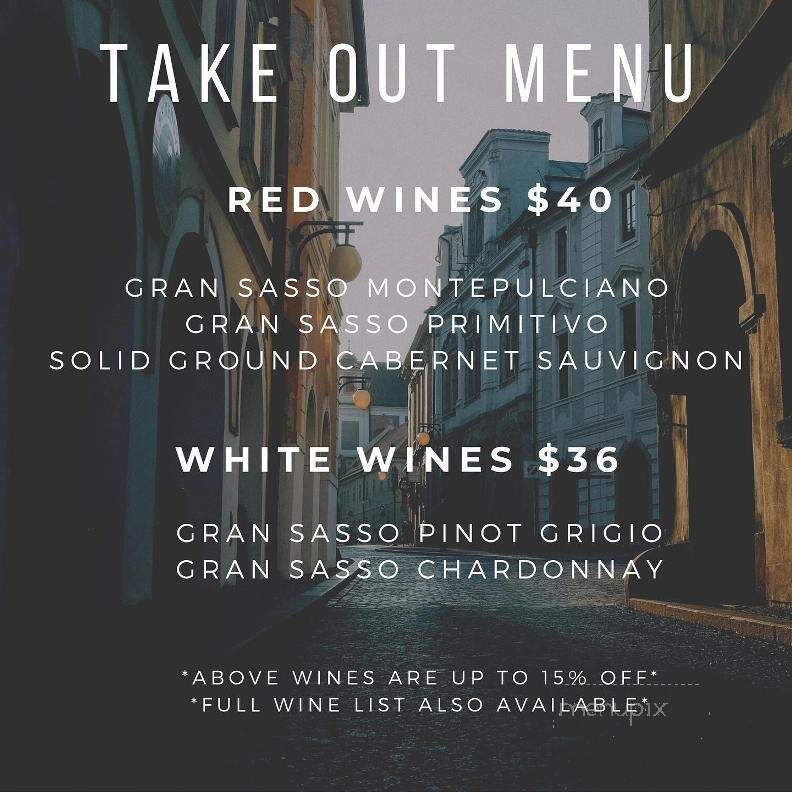 Gran Sasso Restaurant - Brantford, ON menu_pic