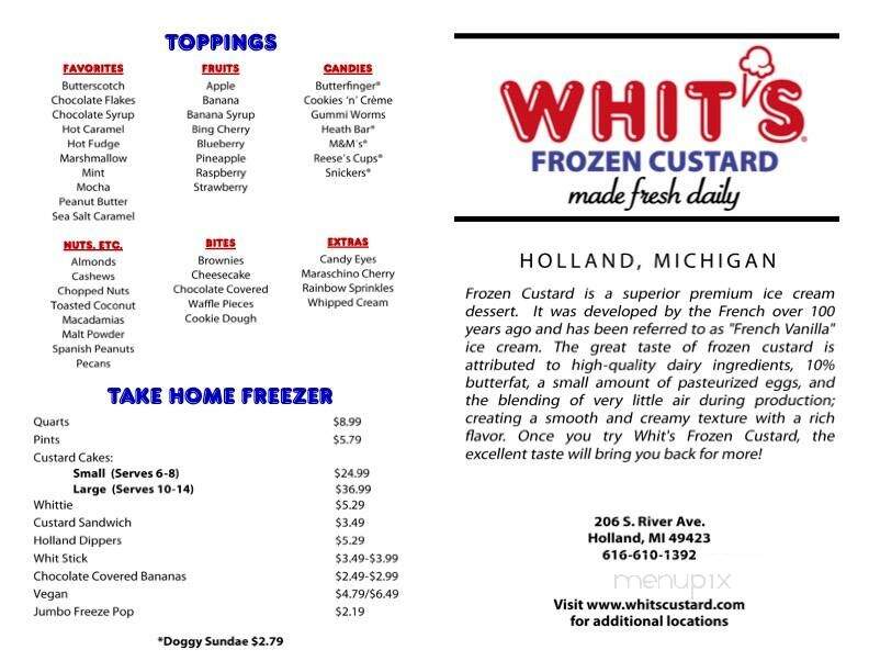 Whit's Frozen Custard of Holland - Holland, MI