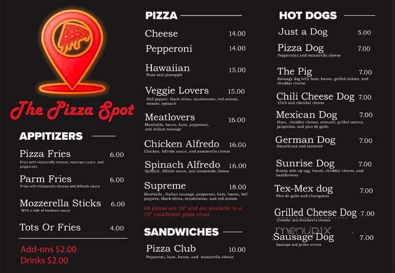 The Broken Sprocket - Brownsville, TX menu_pic