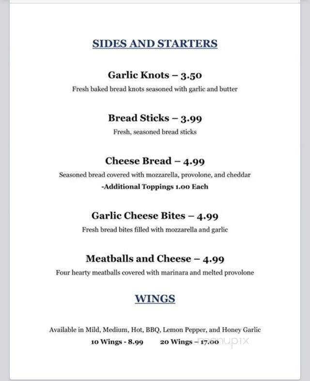 Old Towne Pizza - Murrayville, GA menu_pic