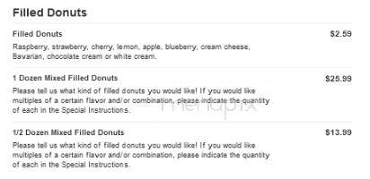 Yummy Donuts - Bryant, AR menu_pic