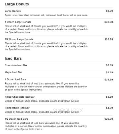 Yummy Donuts - Bryant, AR menu_pic