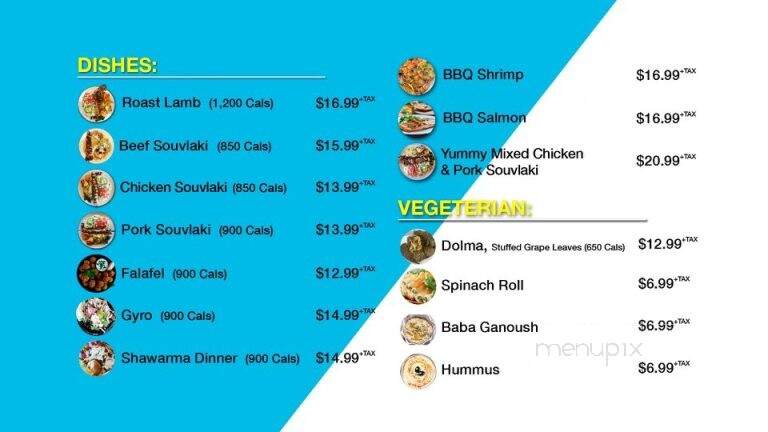 Yummy Souvlaki - keswick, ON menu_pic