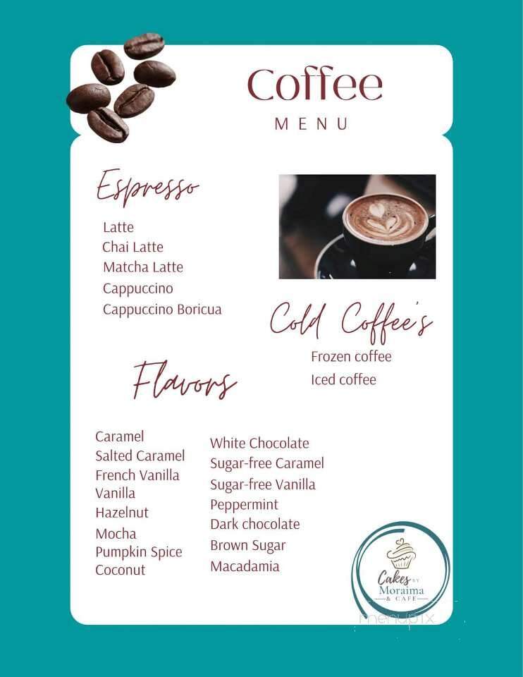 Cakes By Moraima and Cafe - Lebanon, PA menu_pic