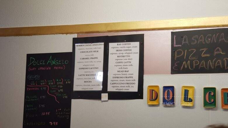 Dolce Angelo Gelateria - Cameron Park, CA menu_pic
